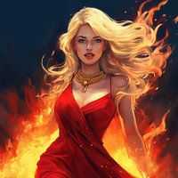 The girl on fire