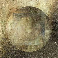 Abstrait moderne en minimalisme. Or, beige, bronze. 7