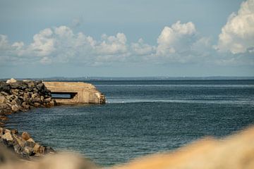 Coast near Grandcamp maisy Normandy by Annelies Cranendonk