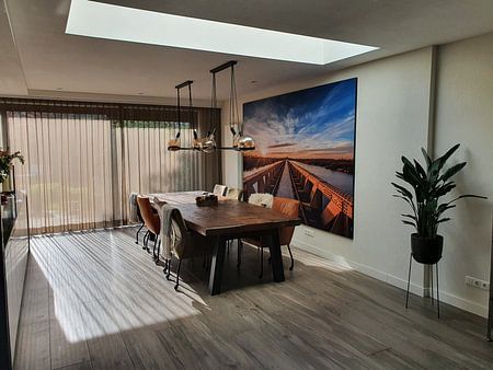 The Moerputtenbrug in Den Bosch during golden sunset