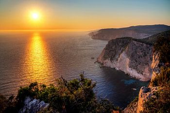 Keri Zakynthos zonsondergang