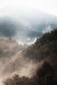 Église dans la brume | Vallée de Soča | Slovénie