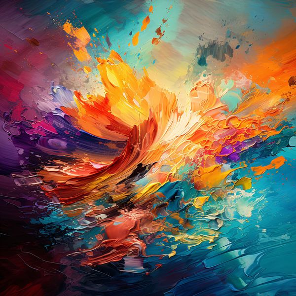Lively Abstract: Colourful Canvas by Surreal Media