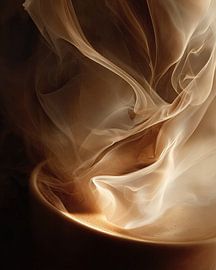 Kaffee oder Cappuccino – abstrakt von Egon Zitter