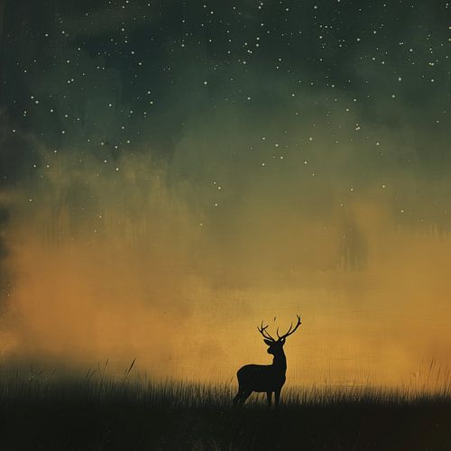 Hert in de stilte