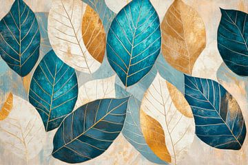 Kleurrijke bladkunst