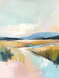 Reflexion der Landschaft von Zen und Mehr