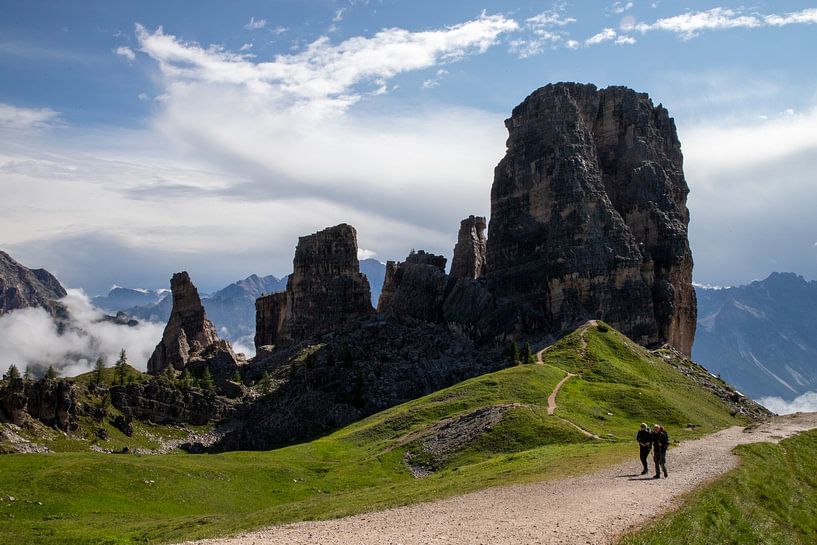 Cinque Torri mit toller Aussicht von Ton Tolboom
