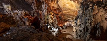 Vranjaca Cave with many stalagmites and Stalactites in center of Croatia by Joost Adriaanse