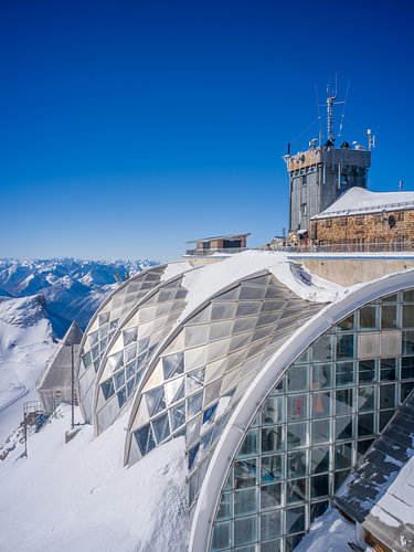 Herrliches Wetter auf der Zugspitze