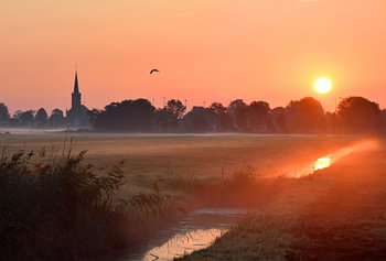 Zonsopkomst in Friesland