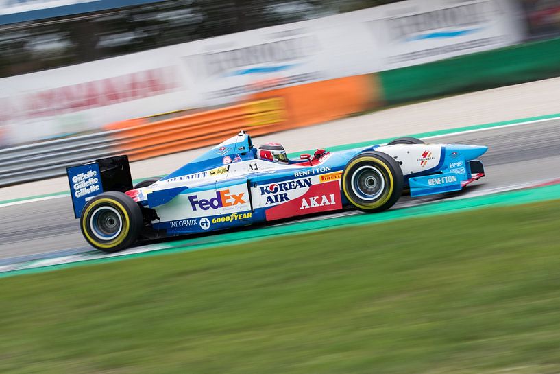 Benetton F1 sillonne le circuit d'Assen par Thijs Schouten
