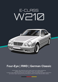 Mercedes Benz E-Class W210 by Kaminarirace
