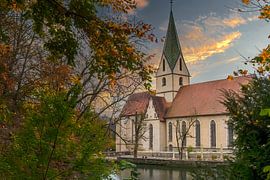 L'église du monastère Blaubeueren sur Photoart-Naegele