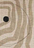 TW Living - Linen collection - IBIZA PALM BLACK DOT