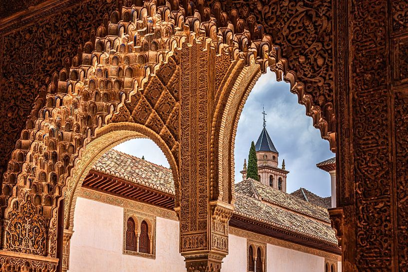 Blick durch die Alhambra Granada Spanien von Marco Rutten