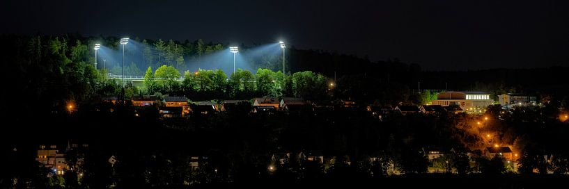 Hoffenheim at night von Uwe Ulrich Grün