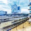 Gare centrale d'Utrecht, Utrecht. sur Danny de Klerk