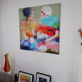 Customer photo: High tea by Atelier Paint-Ing, on canvas