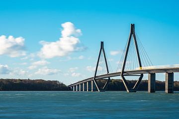 A bridge between Seeland und Falster in Denmark