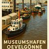 Museumshafen Oevelgönne im Morgenlicht von Sabine Wagner