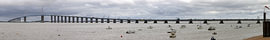 The Pont de Saint-Nazaire bridge in Brittany by Andreas Freund