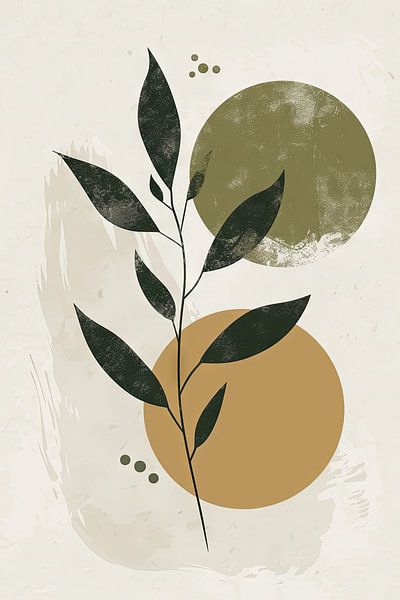 Minimalist plant art by Poster Art Shop