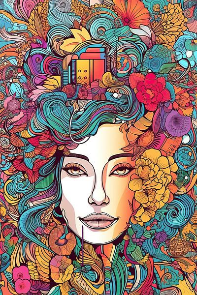 Painting The Symphony of Synthesis by ARTEO Paintings