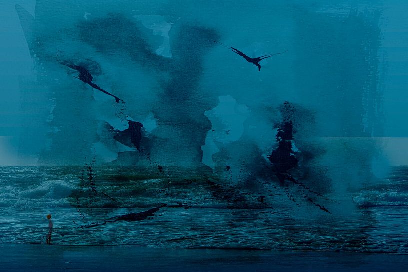 MERGING INTO THE SEA AND ITS LIGHT by Ted van den Aarssen