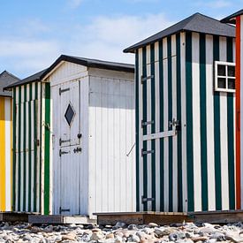 Rågeleje strandhuisjes van Ton van Buuren