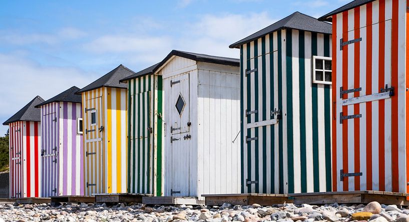 Chalets de plage à Rågeleje par Ton van Buuren
