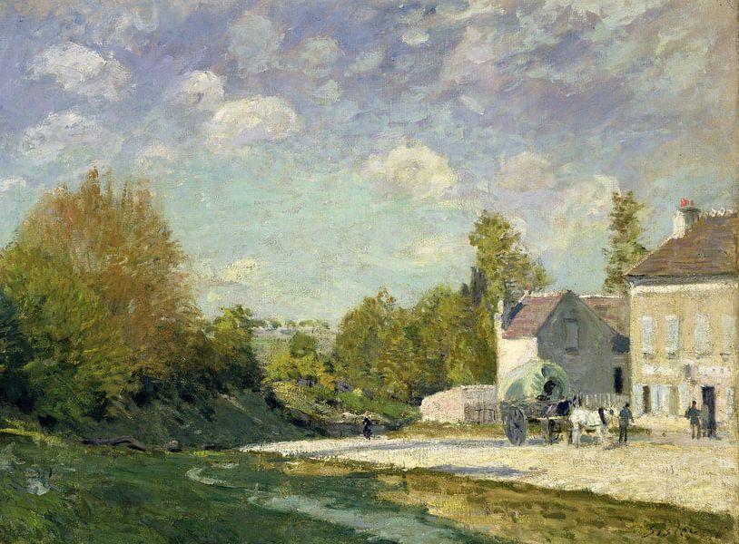 Alfred Sisley,Paysage by finemasterpiece