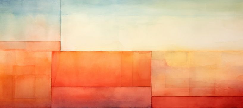 Vlakken 11499 van Abstract Schilderij
