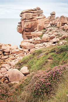 coastal landscape at the Côte de Granit Rose | Brittany