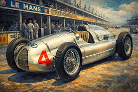 Auto Union Type D racing car by Rob Boon