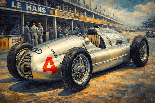 Auto Union Typ D Rennwagen von Rob Boon