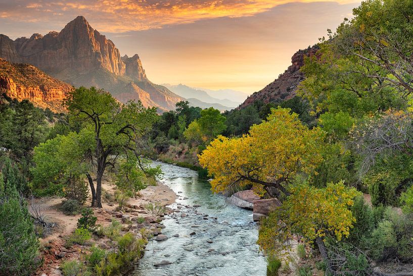 Sunrise in Zion National Park by Markus Lange