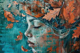 Autumn Whisper by Abstract Painting