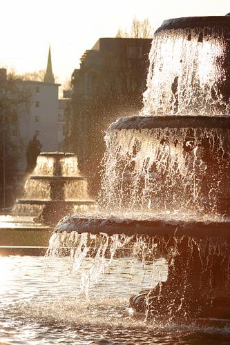 Brunnen am Bowling Green vor dem Kurhaus, Wiesbaden