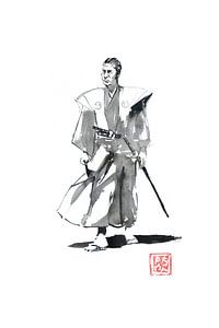 walking samurai sur Péchane Sumie