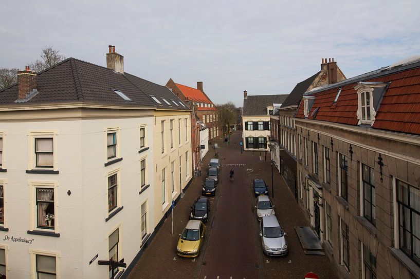street view in Tiel from above by wil spijker