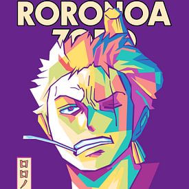 Japanischer Anime Roronoa Zoro von Saidi Say