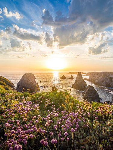 Aiguilles de Port-Coton bij Bangor, Belle-Ile-en-Mer, Bretagne