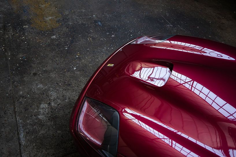 Ferrari 550 Maranello motorkap I van The Wandering Piston