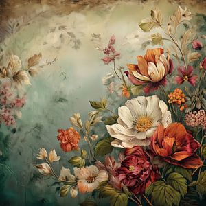 Vintage romantische viktorianische Blumen