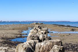 View of a beautiful beach on the Ostee in the sunshine by MPfoto71