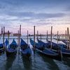 Venise au coucher du soleil - Italie sur Niels Dam
