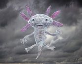 Der Gott des Axolotls von Bianca Wisseloo Miniaturansicht