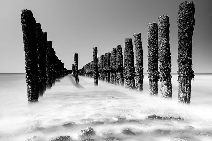 Sea view from the beach by Eddy Westdijk