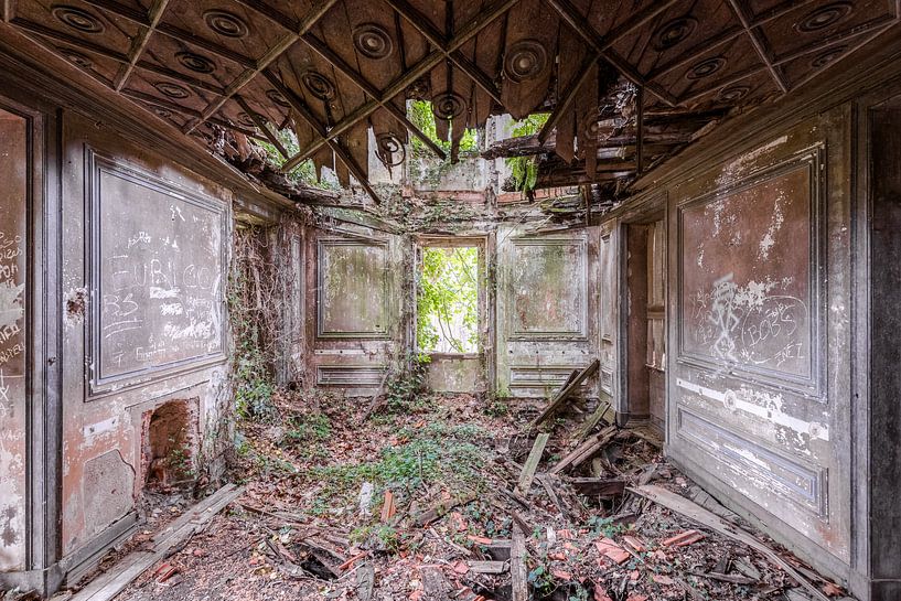 Lost Place - abandoned spaces - when nature moves in by Gentleman of Decay